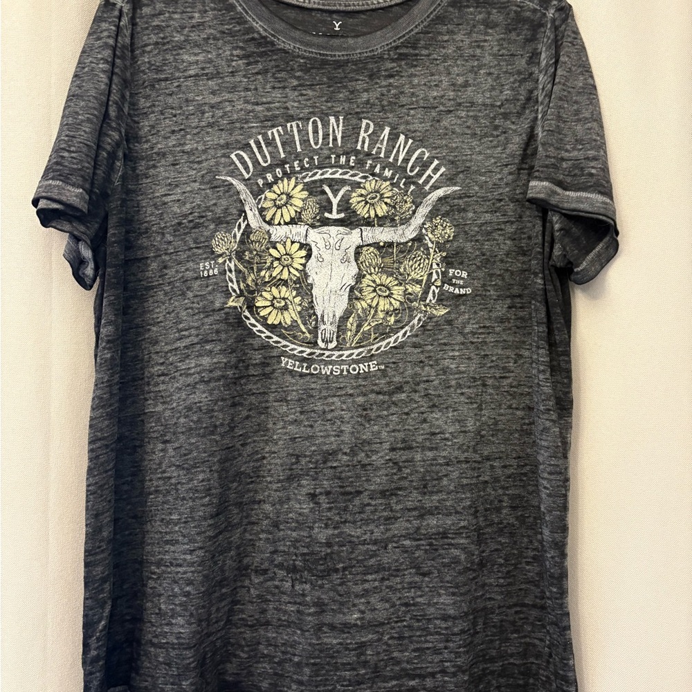 Dutton Ranch Women's Charcoal Tee